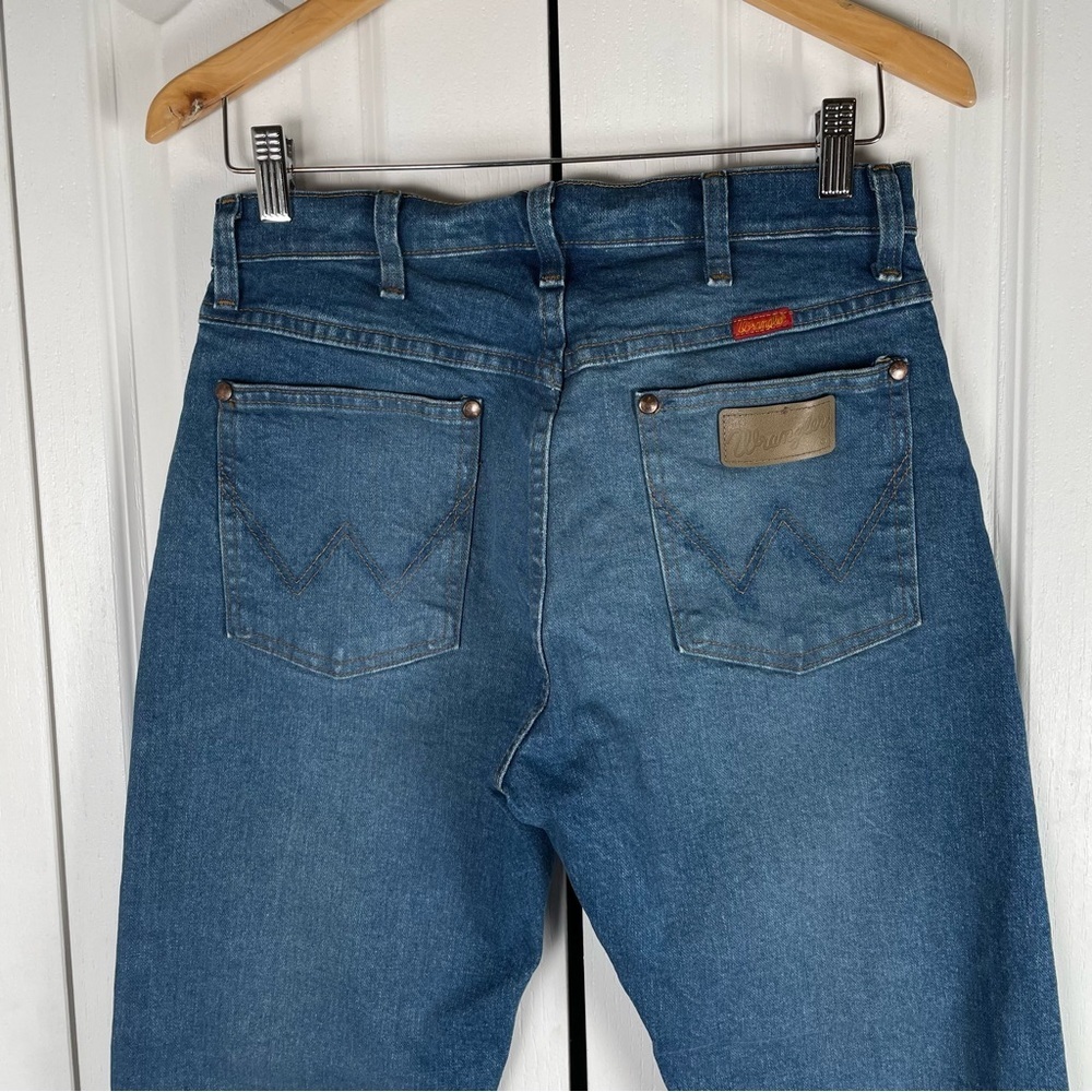 Wrangler A001 3030 Jeans Women’s 28 Blue Straight Leg Coastal Cowgirl Western - Picture 9 of 15